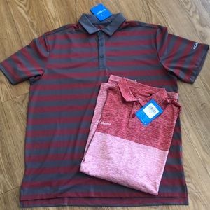 Bundle of 2 Columbia Golf Polos. NWT